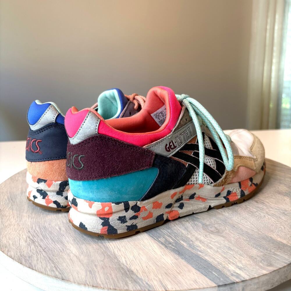 ASICS GEL-Lyte 5 V RE:MATERIAL Pink Aqua 1201A871-961 Men's 7 Women's 8.5 Rare - Picture 5 of 9